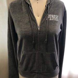 LOVE PINK Velour Sweater